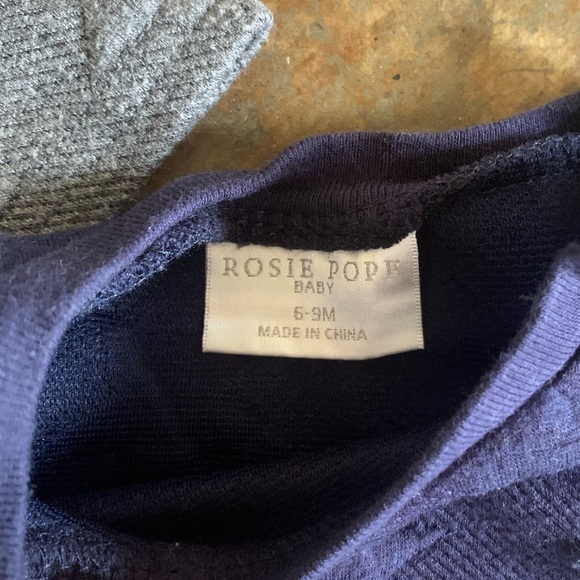 Pair of Rosie Pope short sleeve rompers - Picture 3 of 4